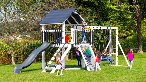 King Swings Sea King Vinyl Swing Set NJ Swingsets