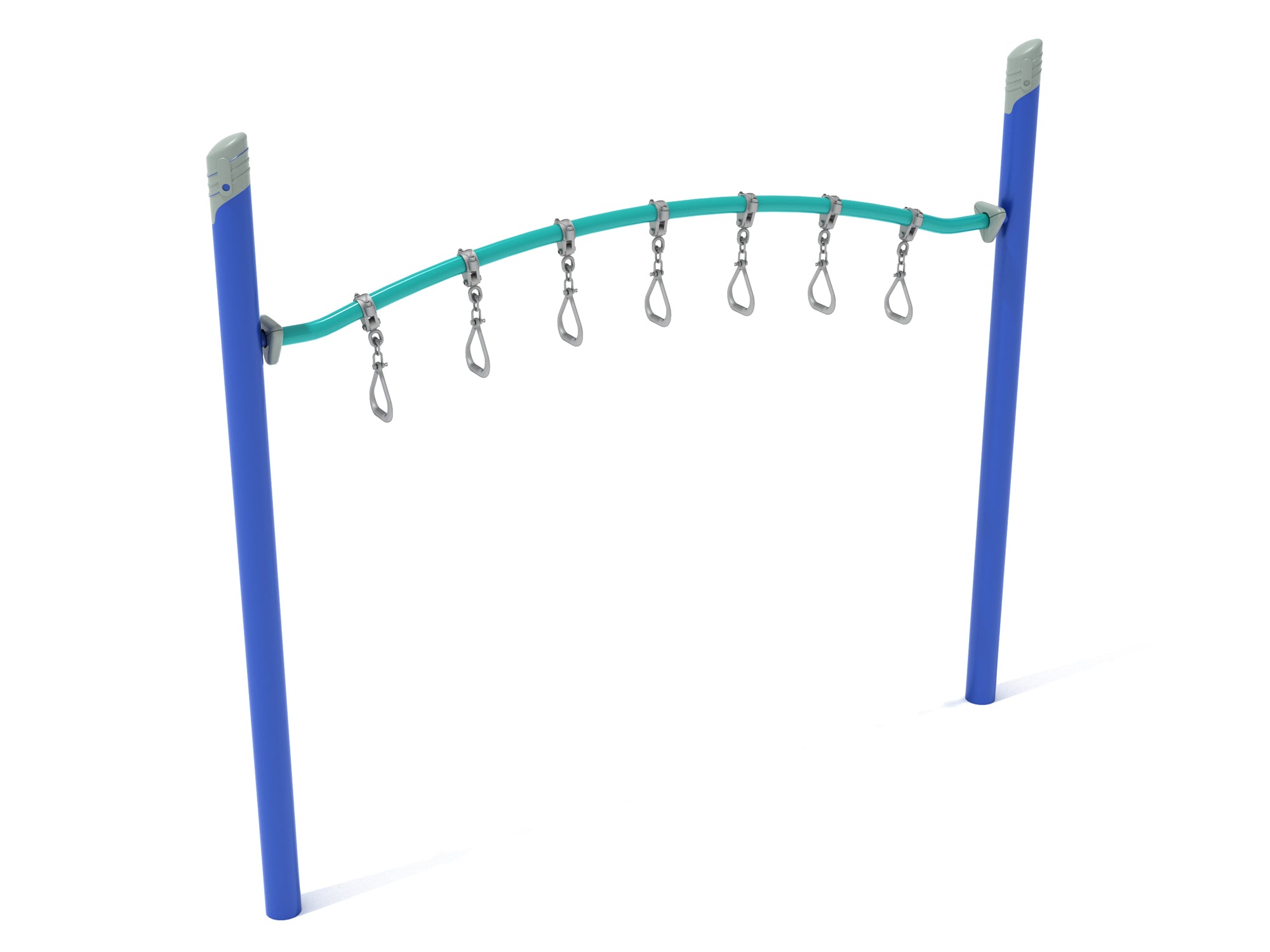 Playground-Equipment-Commercial-Single-Post-Curved-Overhead-Swinging-Ring-Ladder