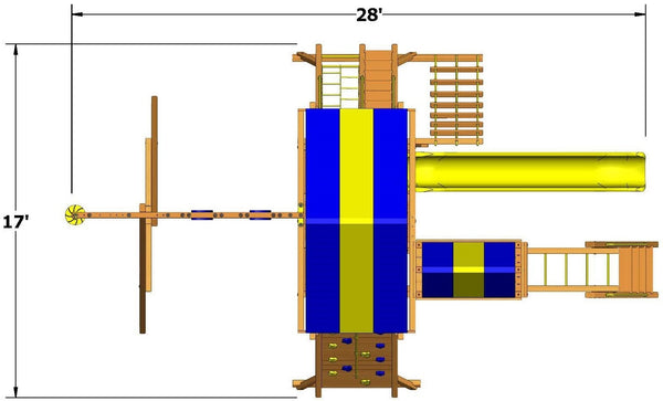 Playground One Extreme Playcenter Combo 4 - NJ Swingsets