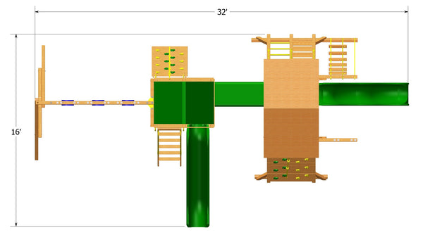 Playground One Original Double Zinger - NJ Swingsets