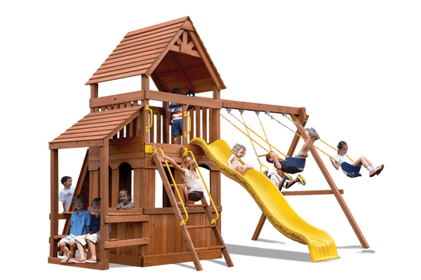 Playground One Original Fort Hangout - NJ Swingsets