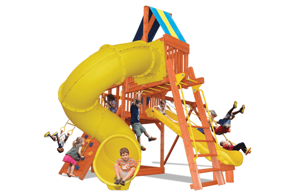 Playground One Turbo Deluxe Fort Combo 5 - NJ Swingsets