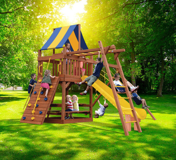 Playground One Turbo Original Fort Combo 3 - NJ Swingsets
