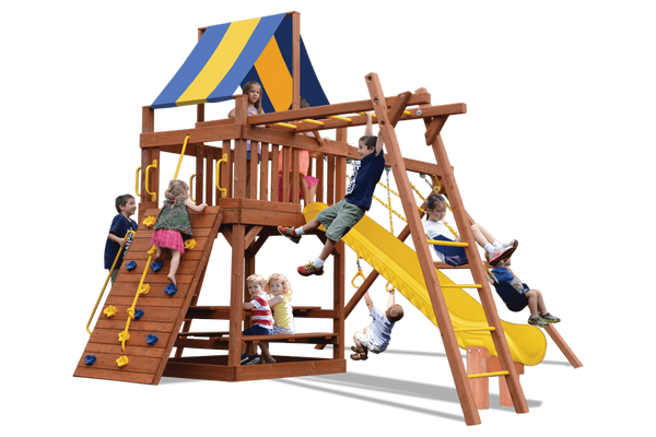 Playground One Turbo Original Fort Combo 3 - NJ Swingsets