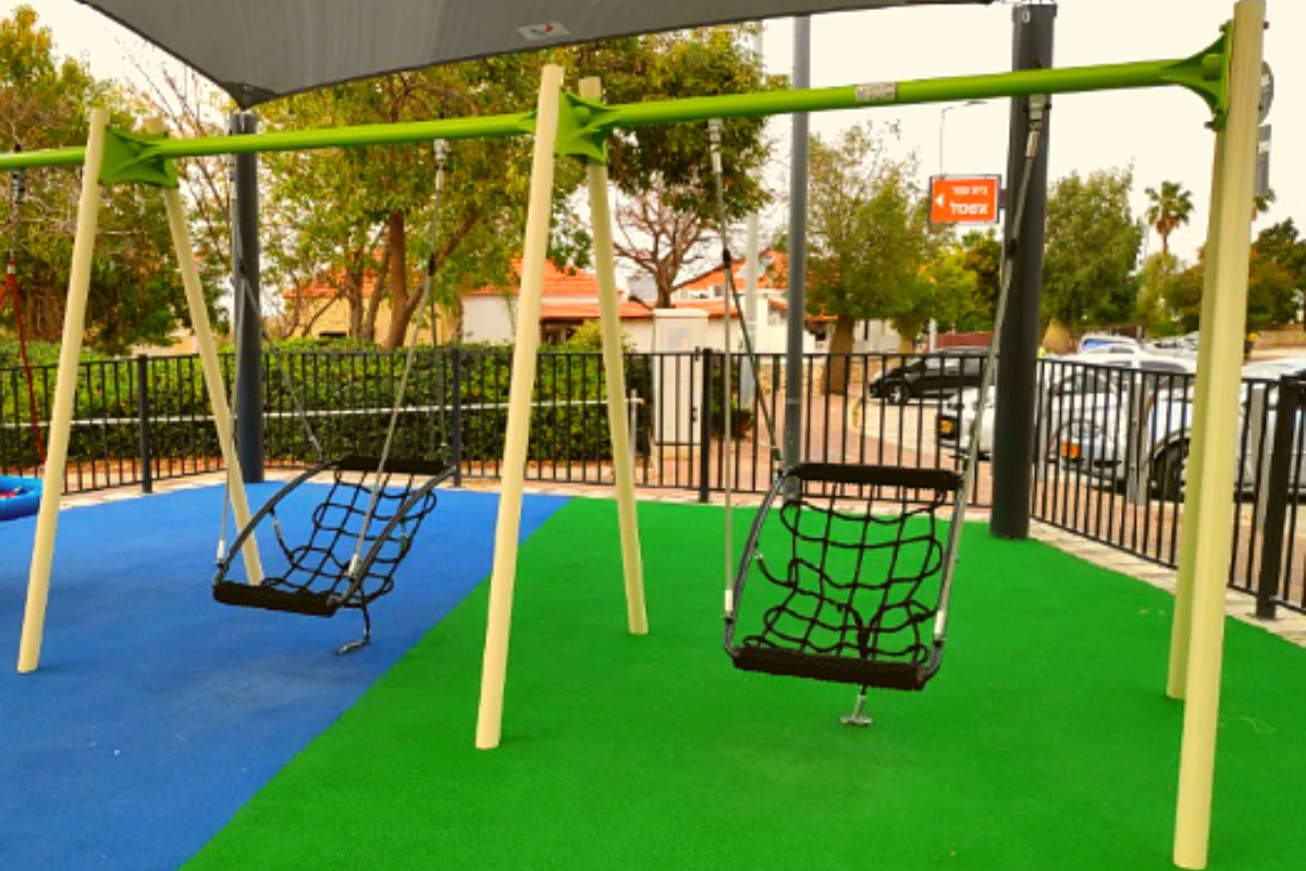 Psagot-Commercial-Playgrounds-Inclusive-Swing-2419-Build