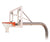 First Team Brute III In Ground Outdoor Fixed Height Basketball Hoop 54 inch Acrylic