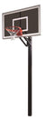 First Team Champ Eclipse In Ground Outdoor Adjustable Basketball Hoop 60 inch Smoked Glass