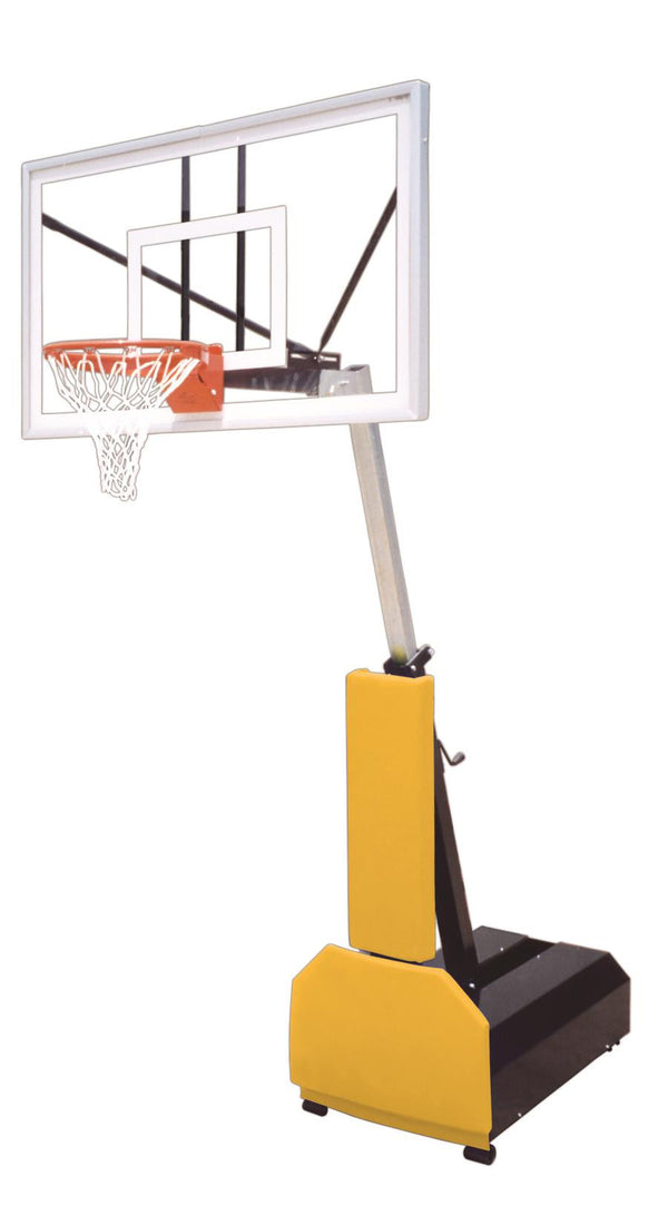 Lifetime Crank Adjust Bolt Down Basketball Hoop (54-Inch Tempered