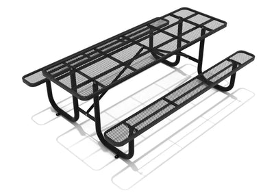 Playground Equipment 8 Ft. Expanded Steel Picnic Table