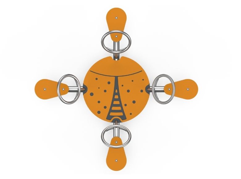 Psagot Playgrounds 4-Kid Beetle - commercial playground equipment