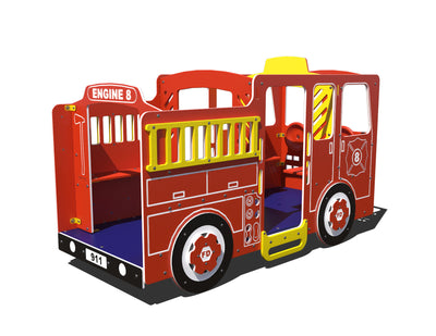 Metro Fire Truck - Post Mounted
