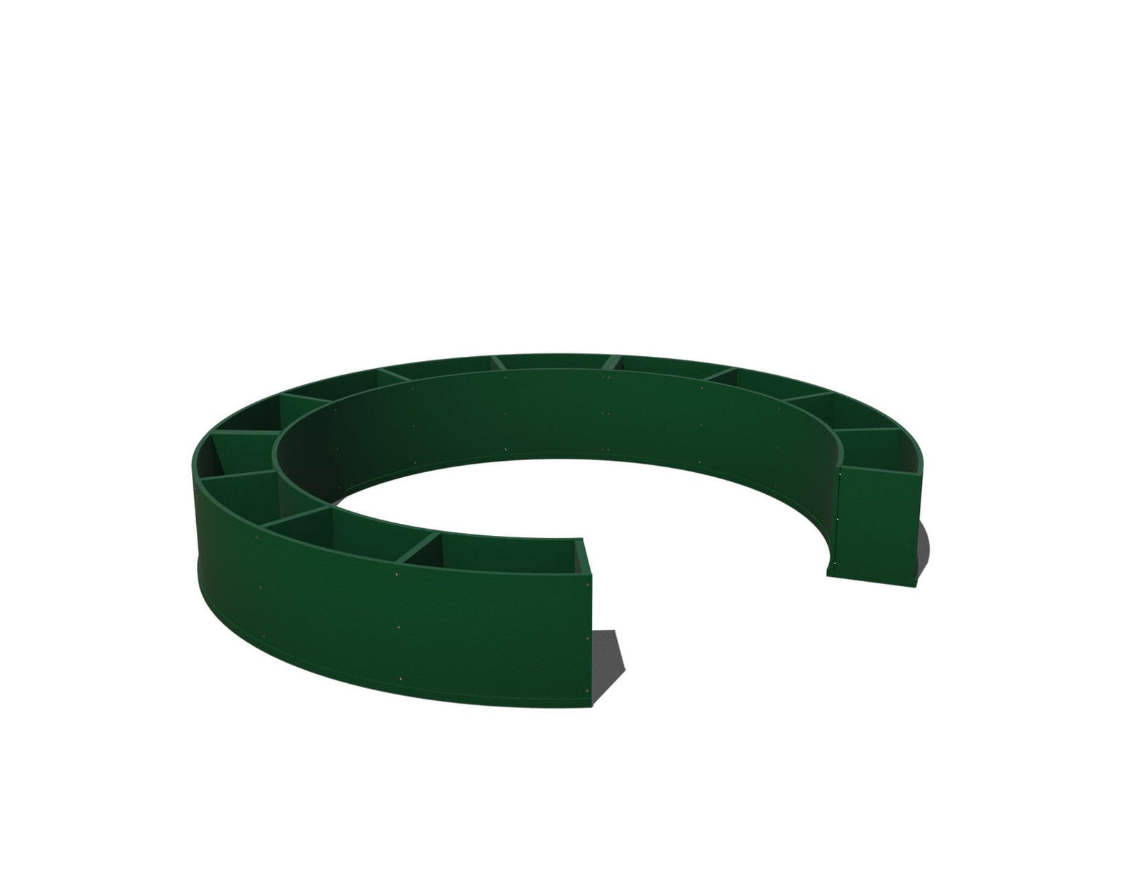 Quarter Circle Planter