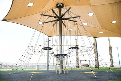 Psagot Playgrounds Mars - overhead view of base footprint