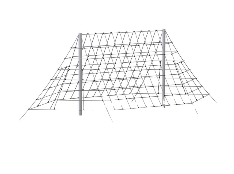 Psagot Playgrounds Earth - alternate angle showing rope net pattern