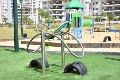 Psagot Playgrounds Cashew A - standing seesaw for balance play for ages 2-12