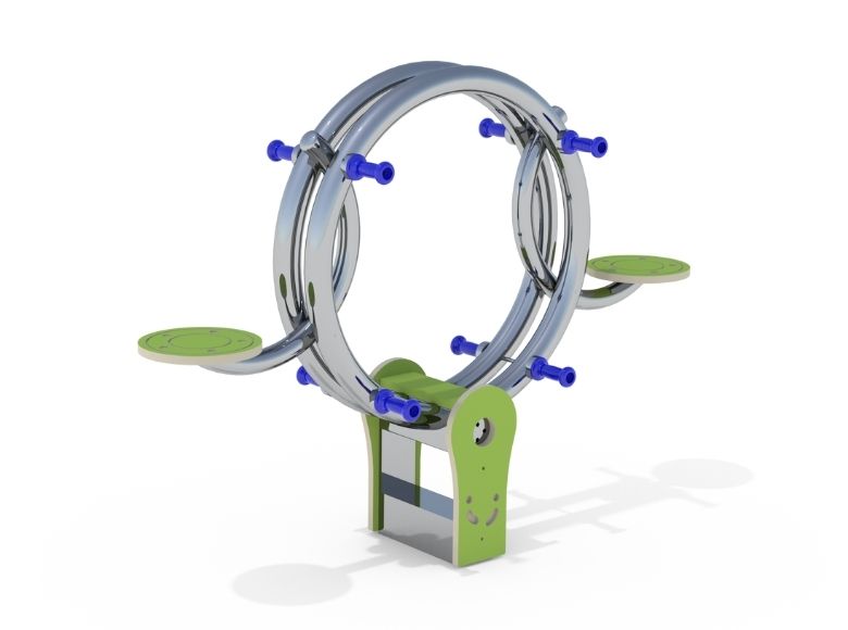 Psagot Playgrounds CoconutA - side view of seesaw mechanism