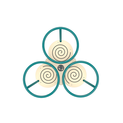 Psagot Playgrounds Triple Spinner - additional view 4