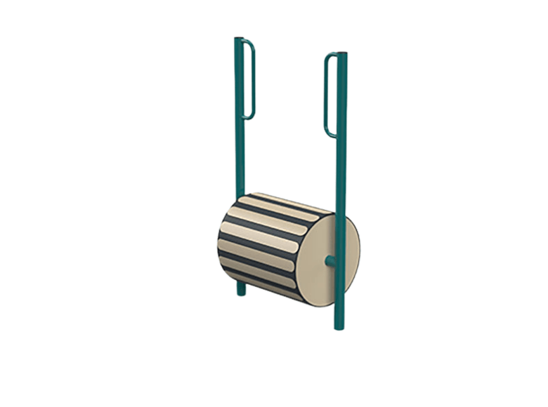 Psagot Playgrounds Barrel Roll - vertical drum carousel spinner for ages 5-12