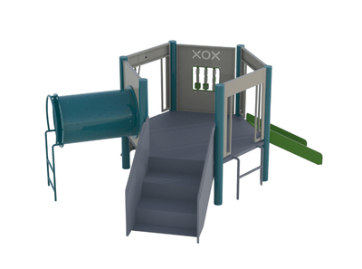 Psagot Playgrounds TampaB Commercial Playground - close-up view