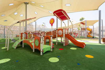 Psagot Playgrounds Salt Lake City Commercial Playground - detail view