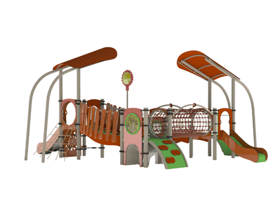 Psagot Playgrounds Salt Lake City Commercial Playground - side view