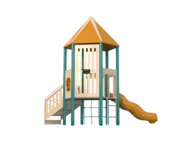 Psagot Playgrounds AlbuquerqueB Commercial Playground - side view