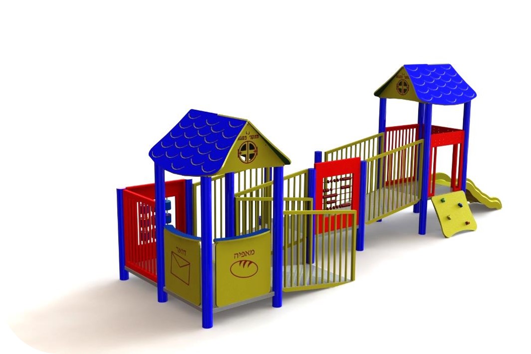 Psagot Playgrounds Seattle Commercial Playground - Alternate angle of play structure