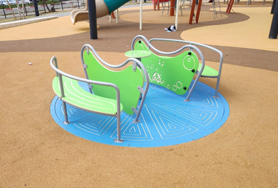 Psagot Playgrounds Double Inclusive Merry-Go-Round
