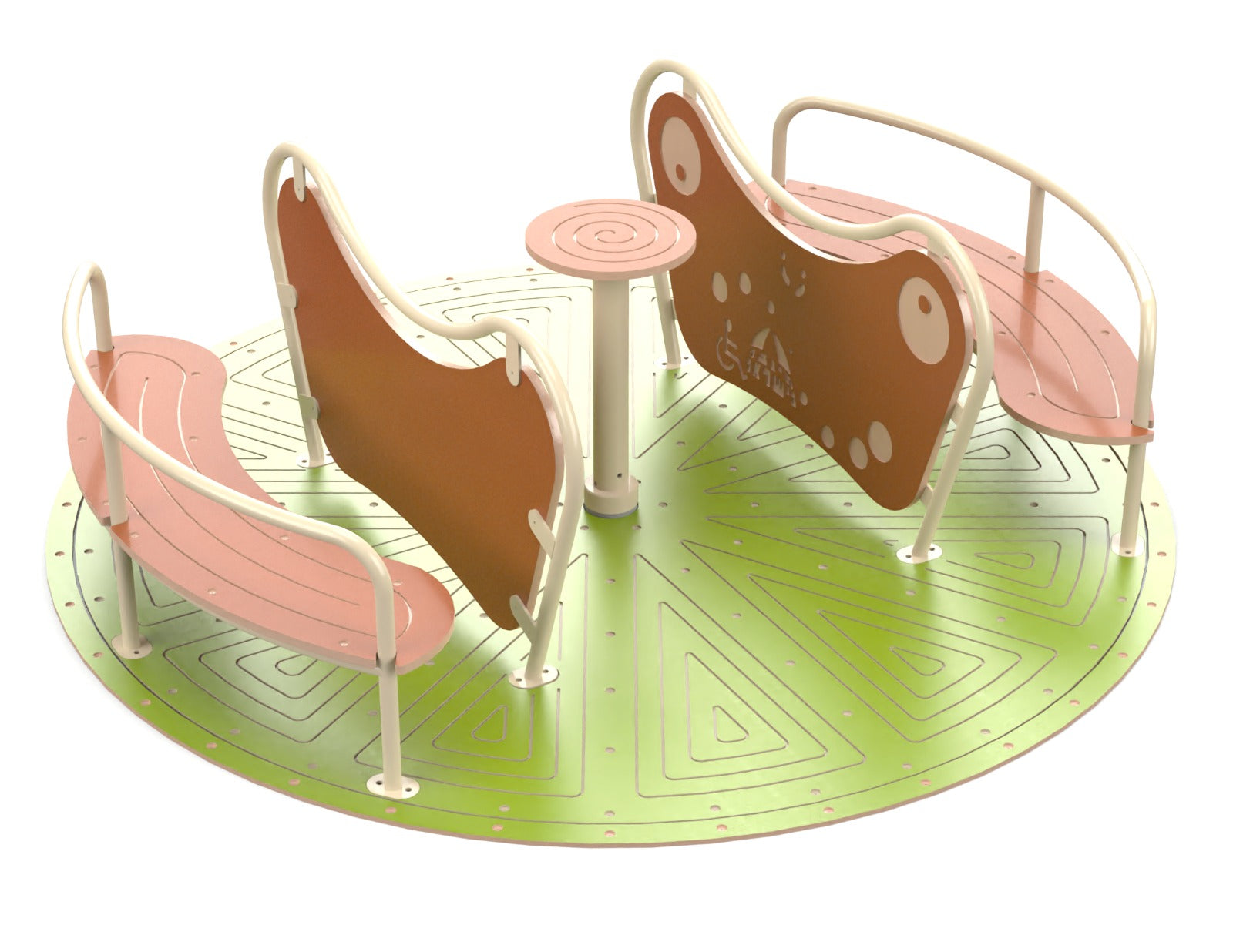 Psagot Playgrounds Double Inclusive Merry-Go-Round