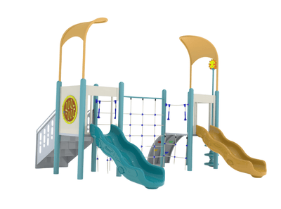 Psagot Playgrounds Jacksonville Commercial Playground - detail of play elements