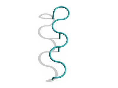 Psagot Playgrounds Snake Balance Beam - winding metal balance course at varied heights