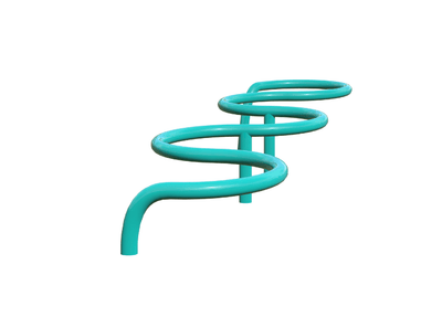 Psagot Playgrounds Snake Balance Beam - course integration perspective