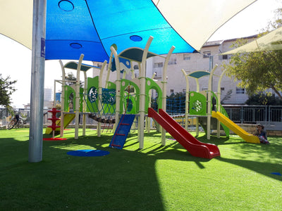 Psagot Playgrounds Jefferson City Commercial Playground - Overhead layout view