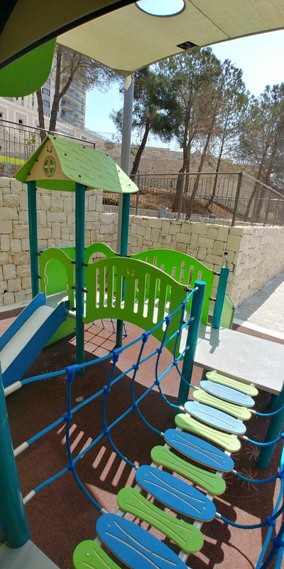 Psagot Playgrounds Bismarck Commercial Playground - Alternate angle of play structure