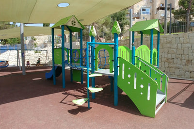 Psagot Playgrounds Bismarck Commercial Playground - Overhead layout view