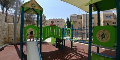Psagot Playgrounds Bismarck Commercial Playground - Detail view of play elements