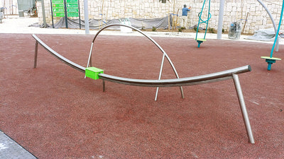 Psagot Playgrounds Snowboard - curved-arch sliding structure for balance and skating play