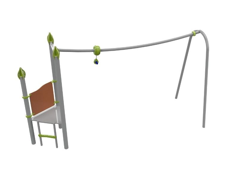 Psagot Playgrounds Henderson - triangular stepping platform and ladder detail