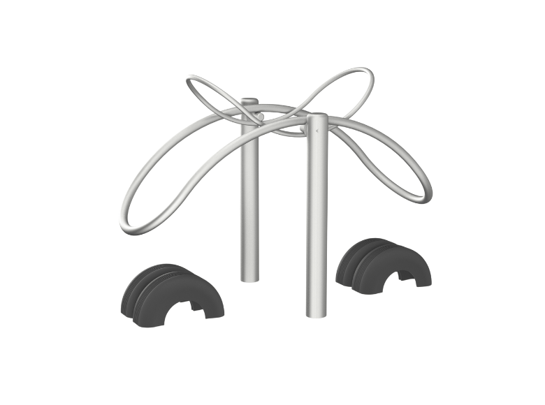 Psagot Playgrounds Cashew B - arched handrails and standing platform