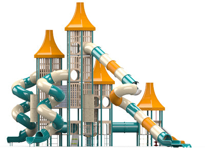 Psagot Playgrounds Springfield Commercial Playground - overhead layout view