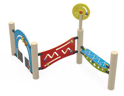 Psagot Playgrounds Lil Track - detail of motor and cognitive development games