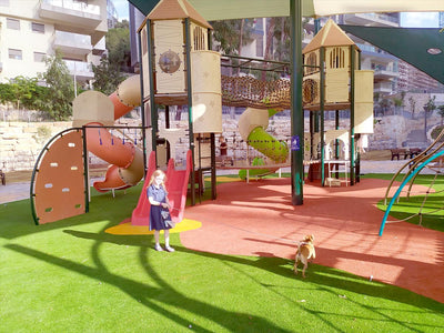 Psagot Playgrounds Columbia Commercial Playground - alternate angle