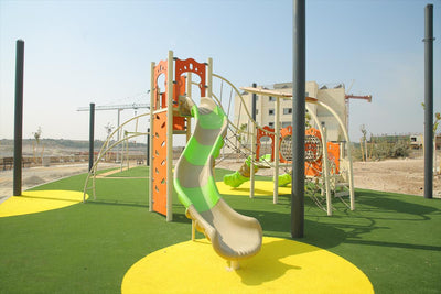 Psagot Playgrounds Wichita - play elements and interaction zones