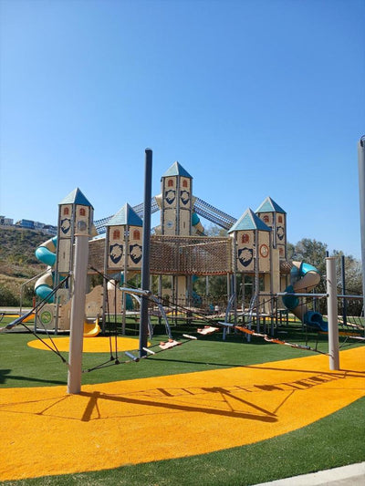 Psagot Playgrounds Denver Commercial Playground - Alternate angle of play structure