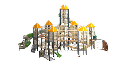 Psagot Playgrounds Washington B - alternate angle showing cable bridge network