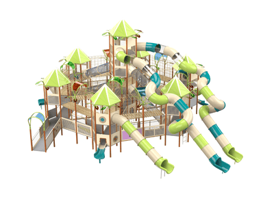 Psagot Playgrounds Washington C - alternate angle showing cable bridge network