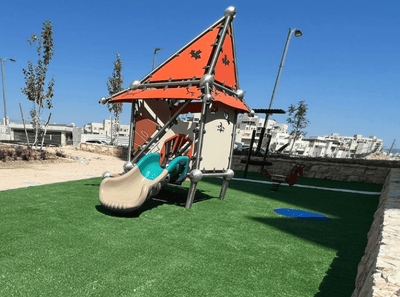 Psagot Playgrounds Lil Witch House 1B - detail of fairy tale design