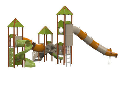 Psagot Playgrounds Chicago Commercial Playground - Overhead layout view