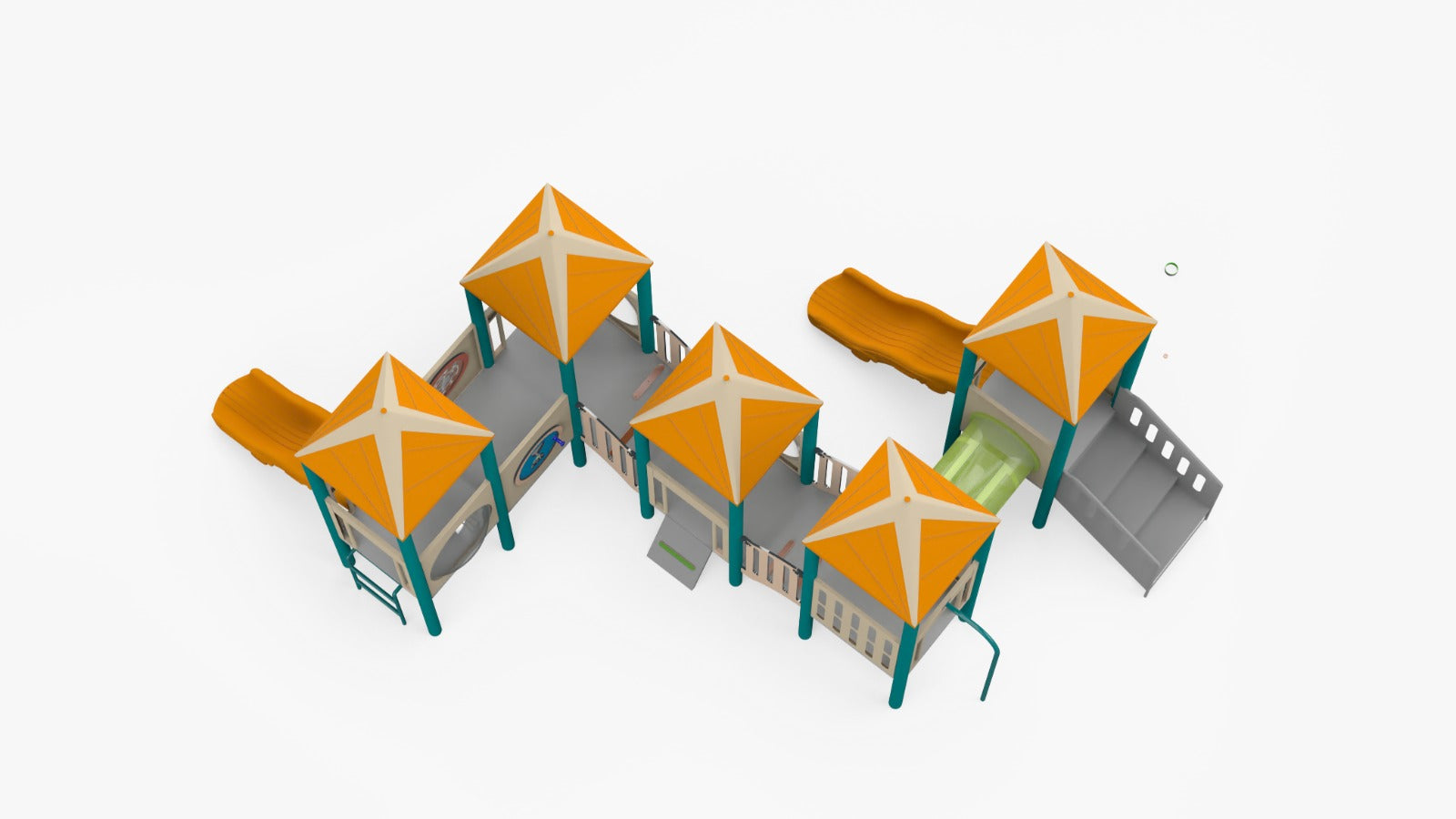 Psagot Playgrounds Charleston Commercial Playground - toddler play system with spinning elements for ages 2-5