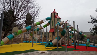 Psagot Playgrounds Tallahassee Commercial Playground - Overhead layout view